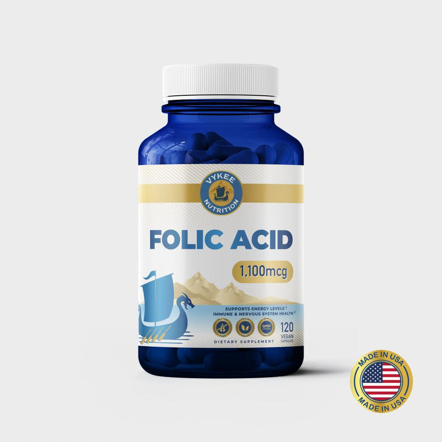 Vykee Folic Acid Capsules bottle